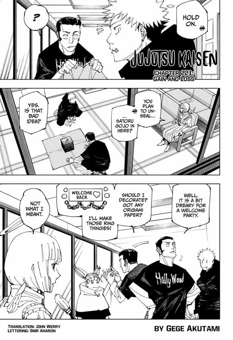 Jujutsu Kaisen (00) Chapter 221 page 1 - 