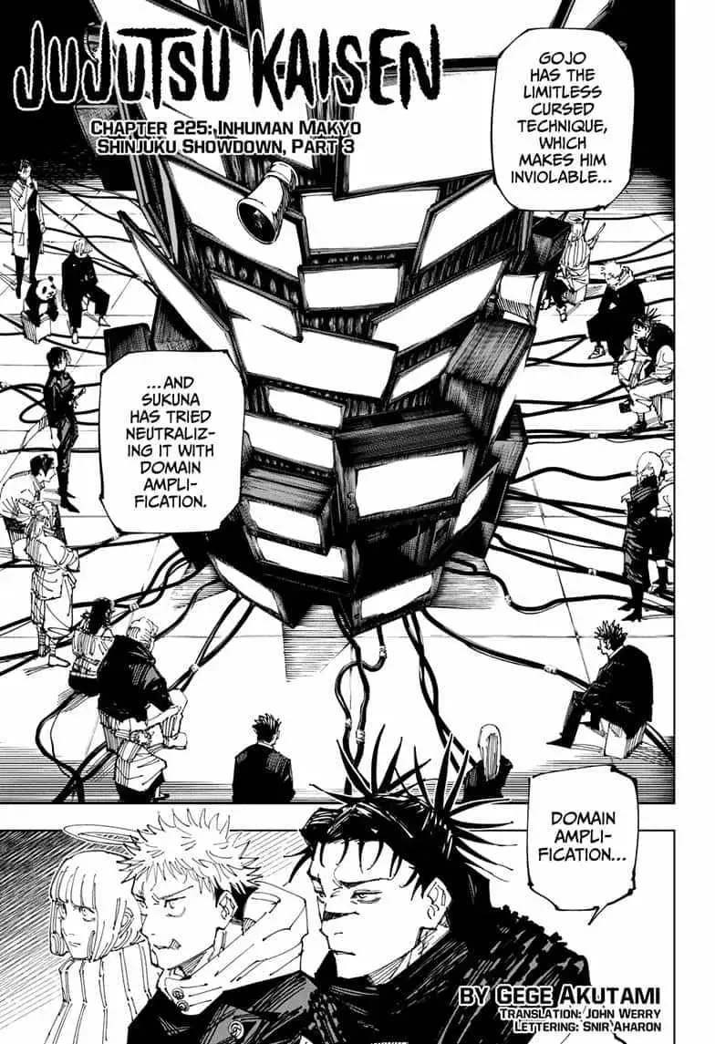 Jujutsu Kaisen (00) Chapter 225 page 1 - 