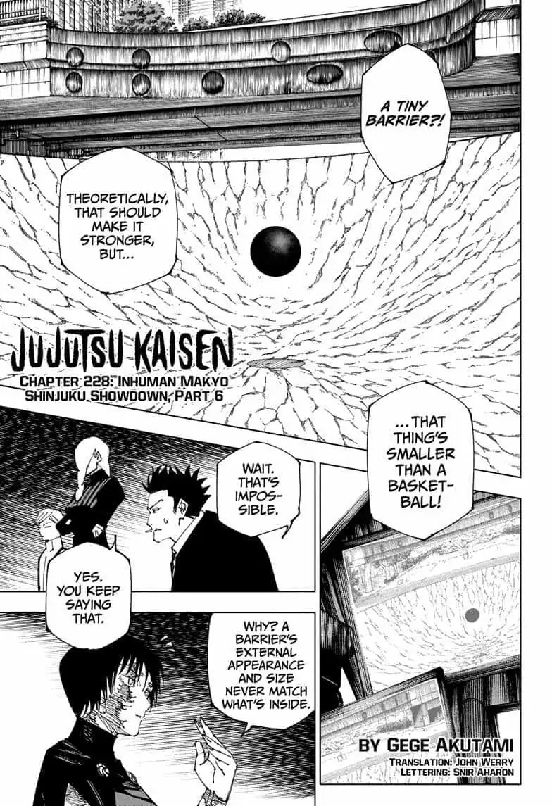 Jujutsu Kaisen (00) Chapter 228 page 1 - 