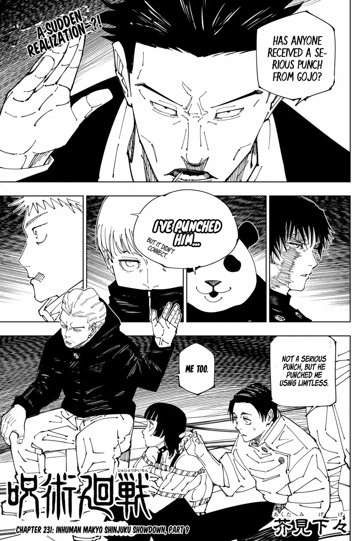 Jujutsu Kaisen (00) Chapter 231 page 2 - 