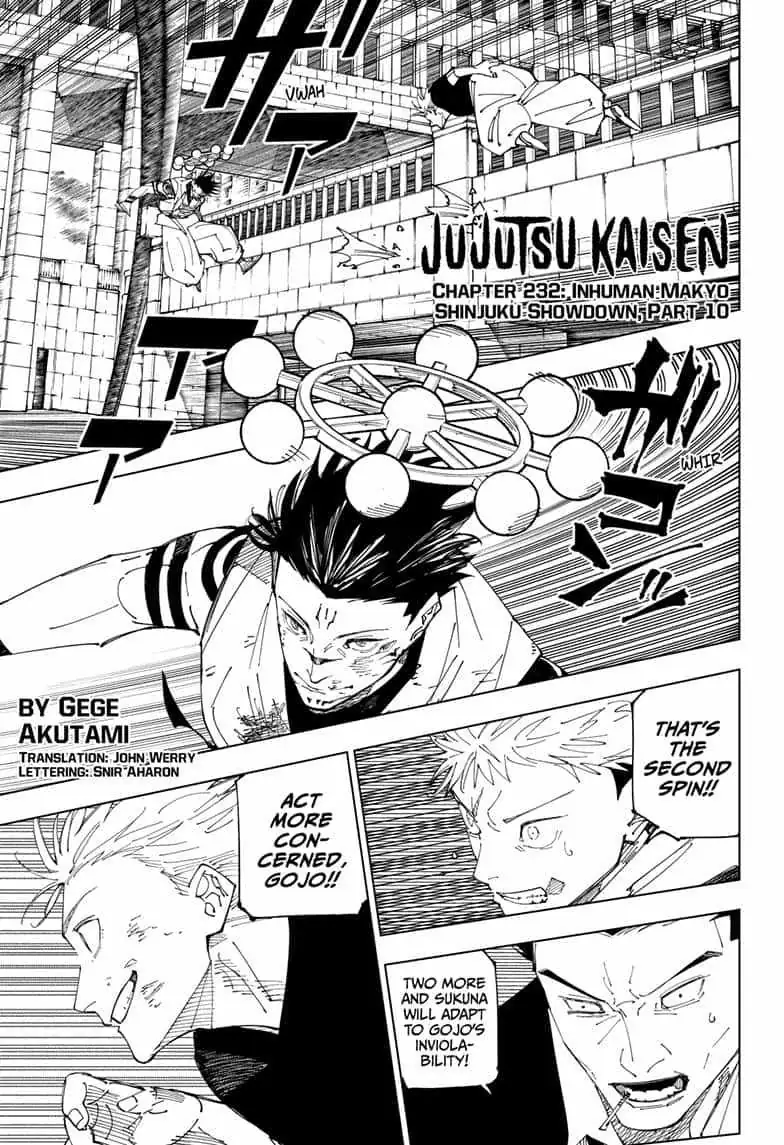 Jujutsu Kaisen (00) Chapter 232 page 1 - 