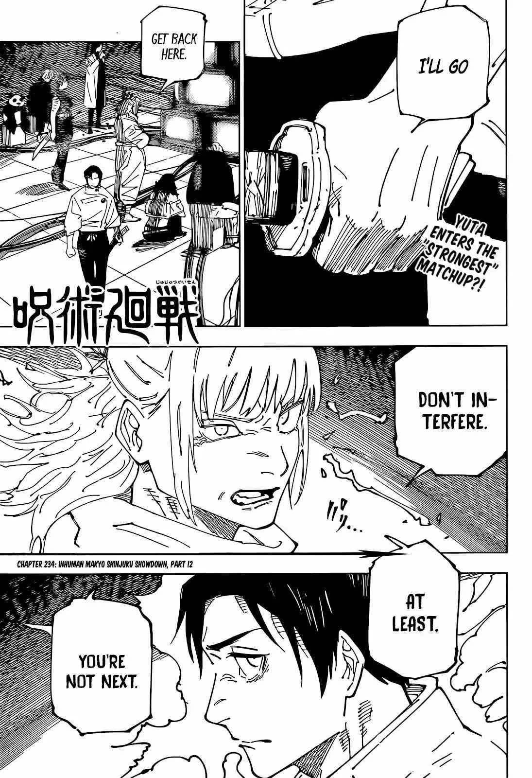 Jujutsu Kaisen (00) Chapter 234 page 2 - 