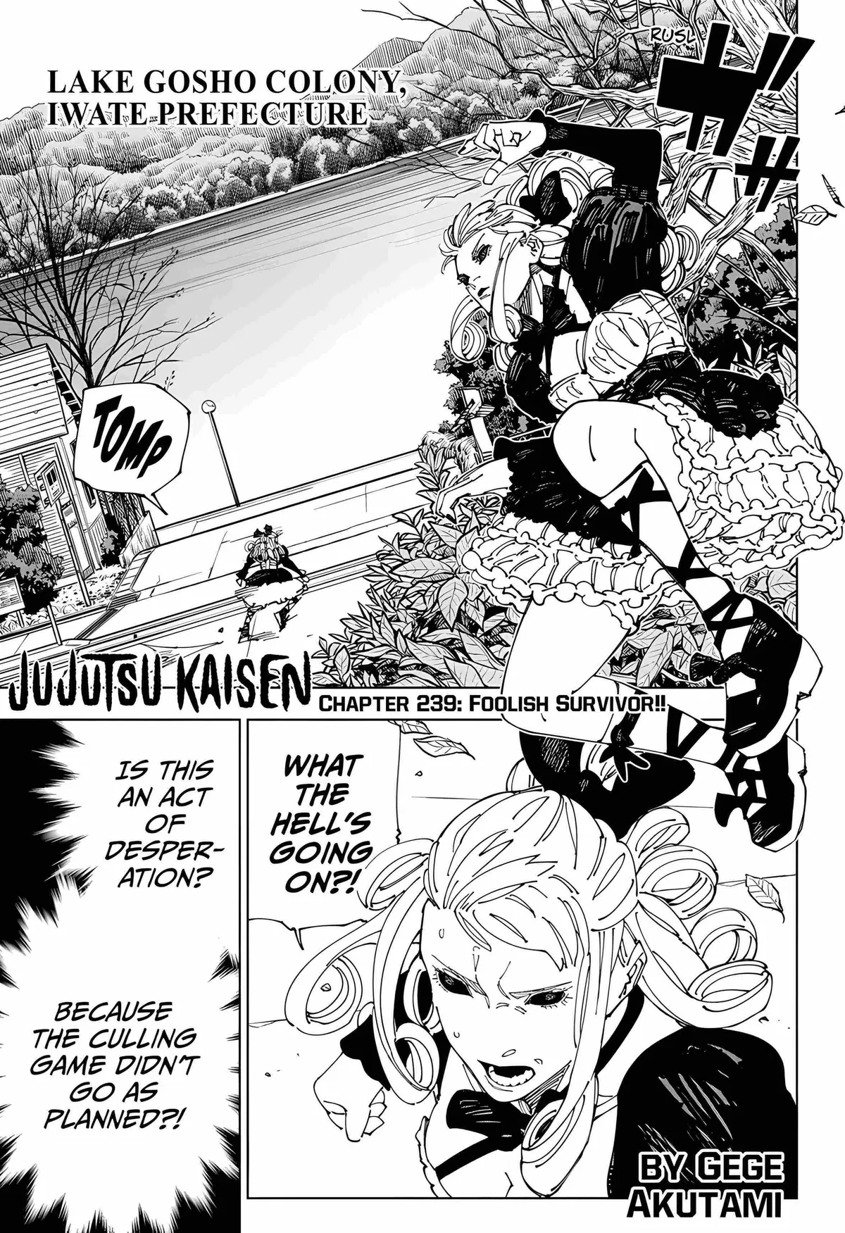 Jujutsu Kaisen (00) Chapter 239 page 1 - 