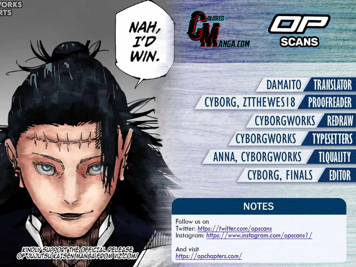 Jujutsu Kaisen (00) Chapter 249 page 1 - 