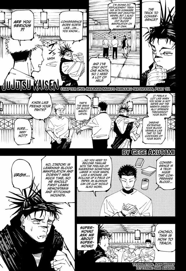 Jujutsu Kaisen (00) Chapter 259 page 1 - 