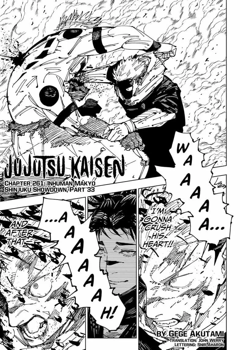 Jujutsu Kaisen (00) Chapter 261 page 1 - 