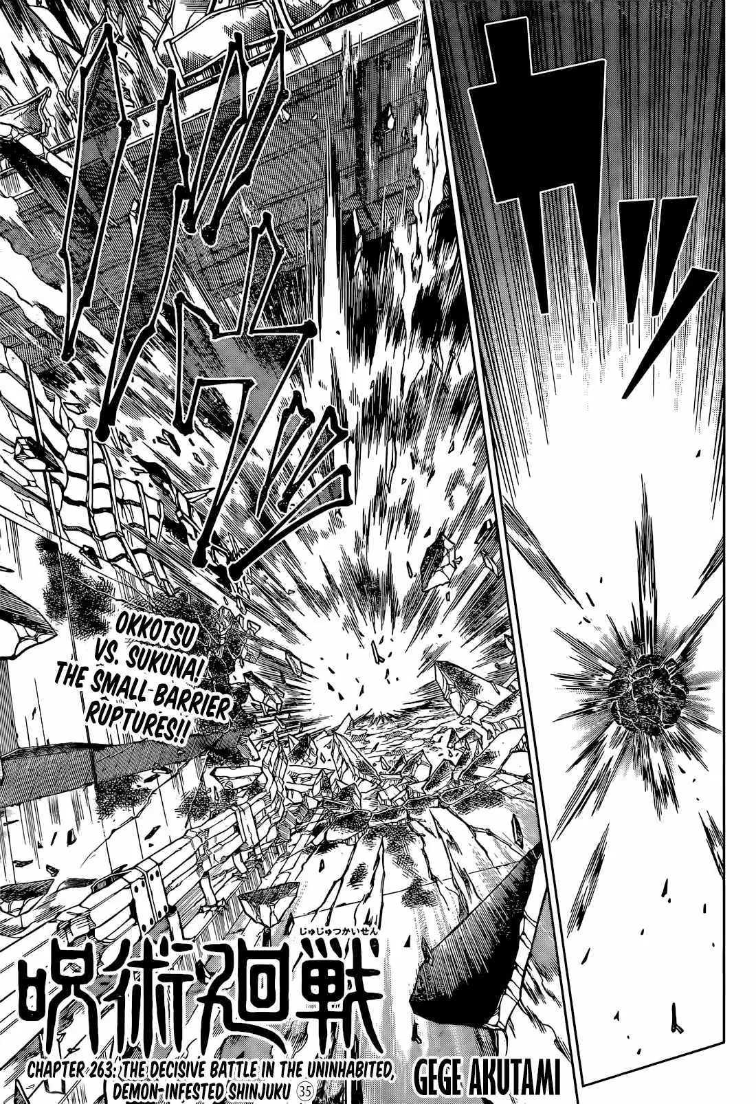 Jujutsu Kaisen (00) Chapter 263 page 1 - 
