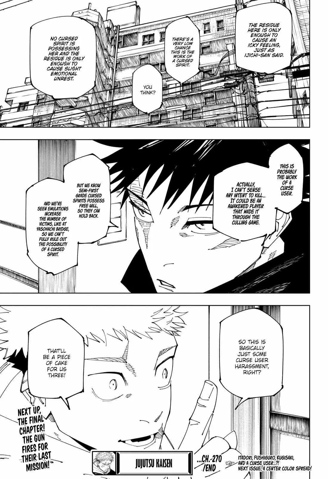 Jujutsu Kaisen (00) Chapter 270 page 20 - 