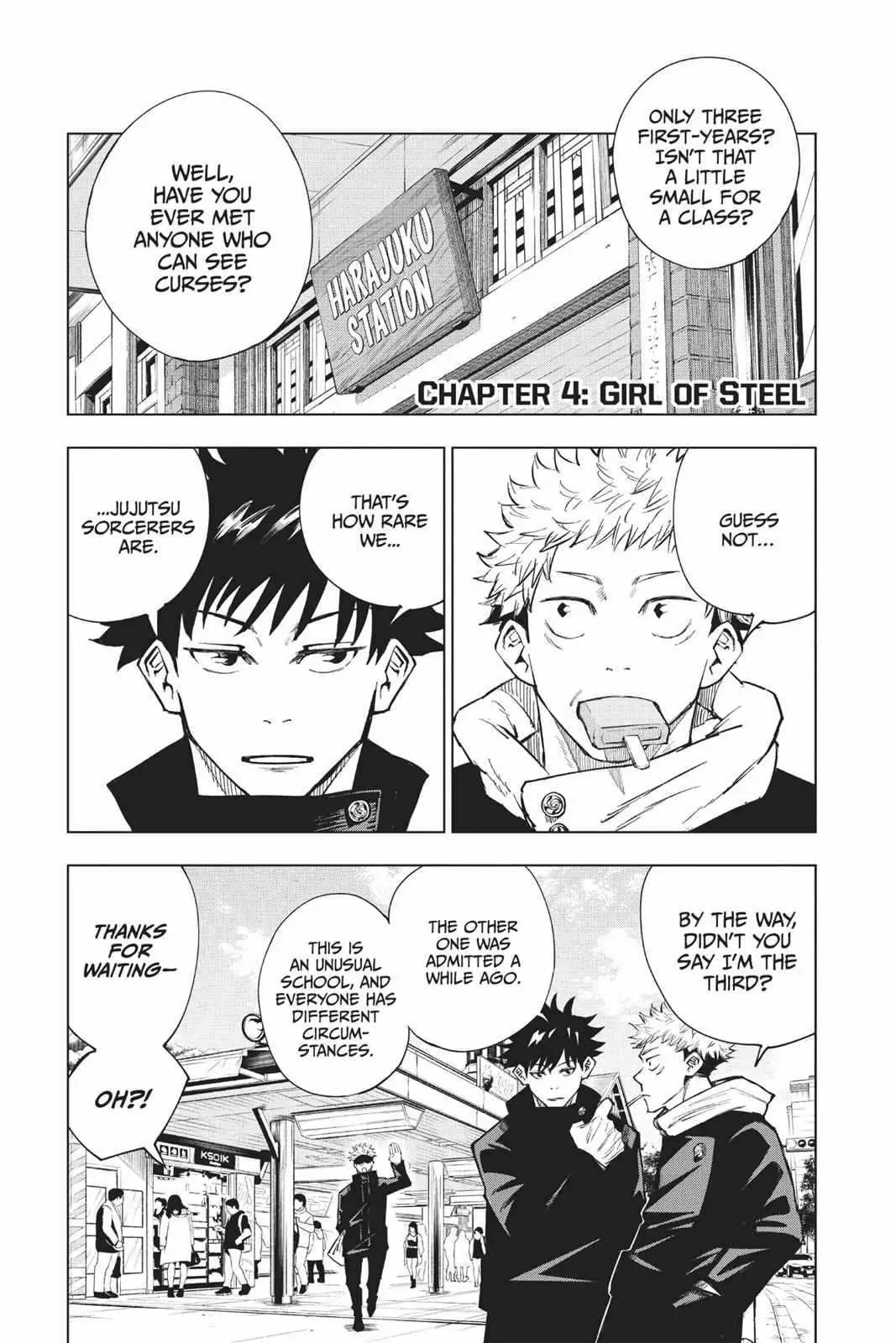 Jujutsu Kaisen (00) Chapter 4 page 1 - 