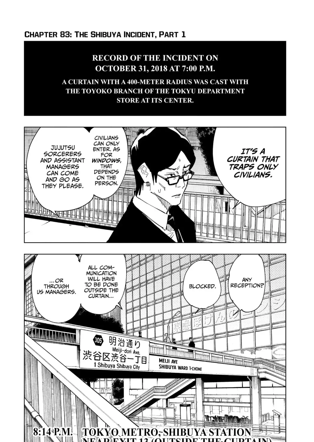 Jujutsu Kaisen Chapter 1.8 page 1 - 
