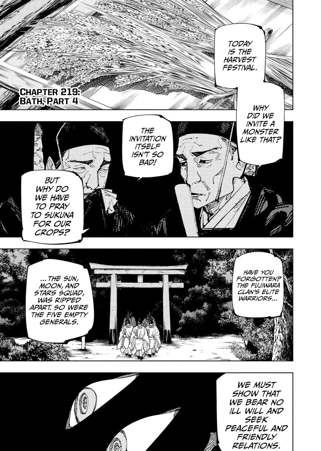 Jujutsu Kaisen Chapter 219 page 1 - 