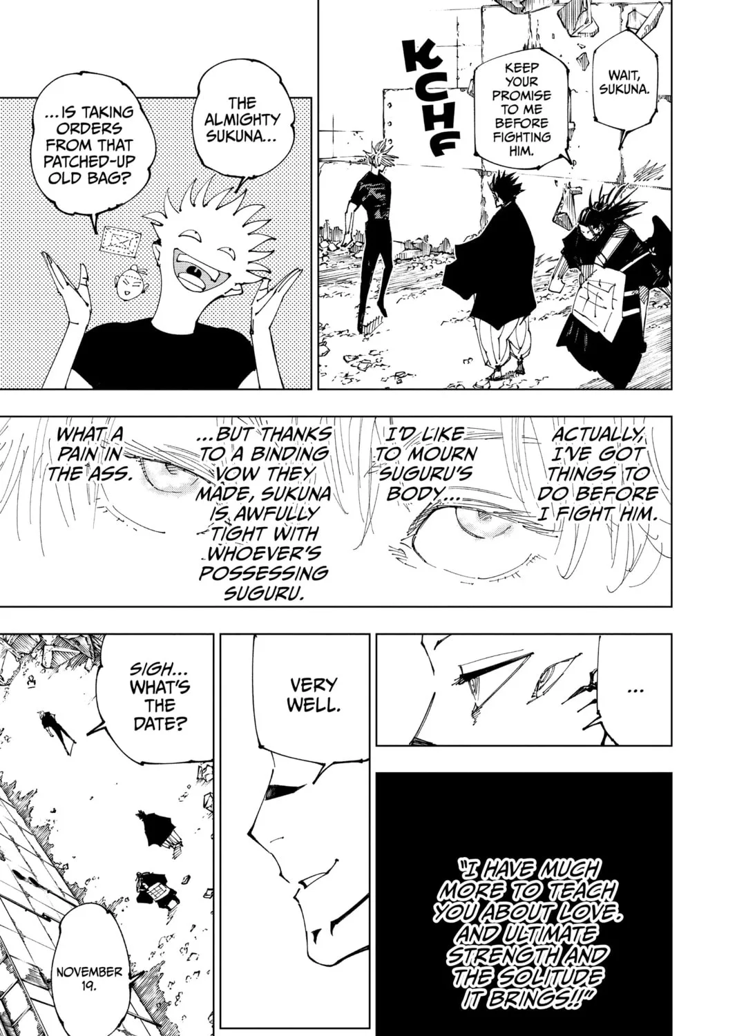 Jujutsu Kaisen Chapter 221 page 31 - 