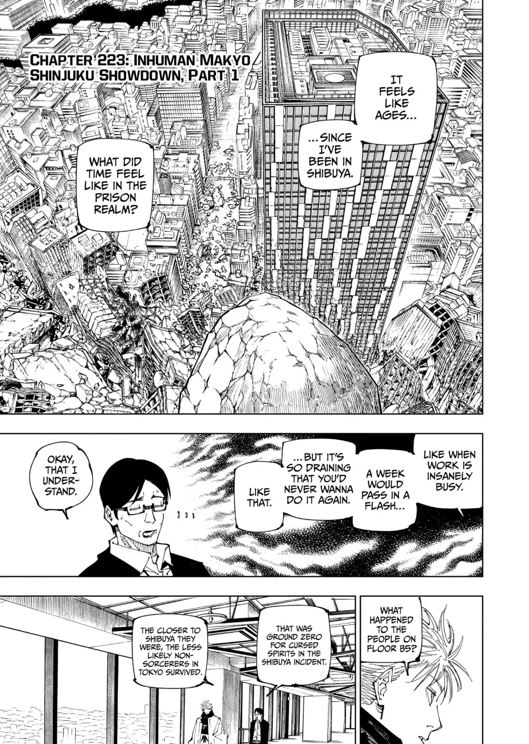 Jujutsu Kaisen Chapter 223 page 1 - 