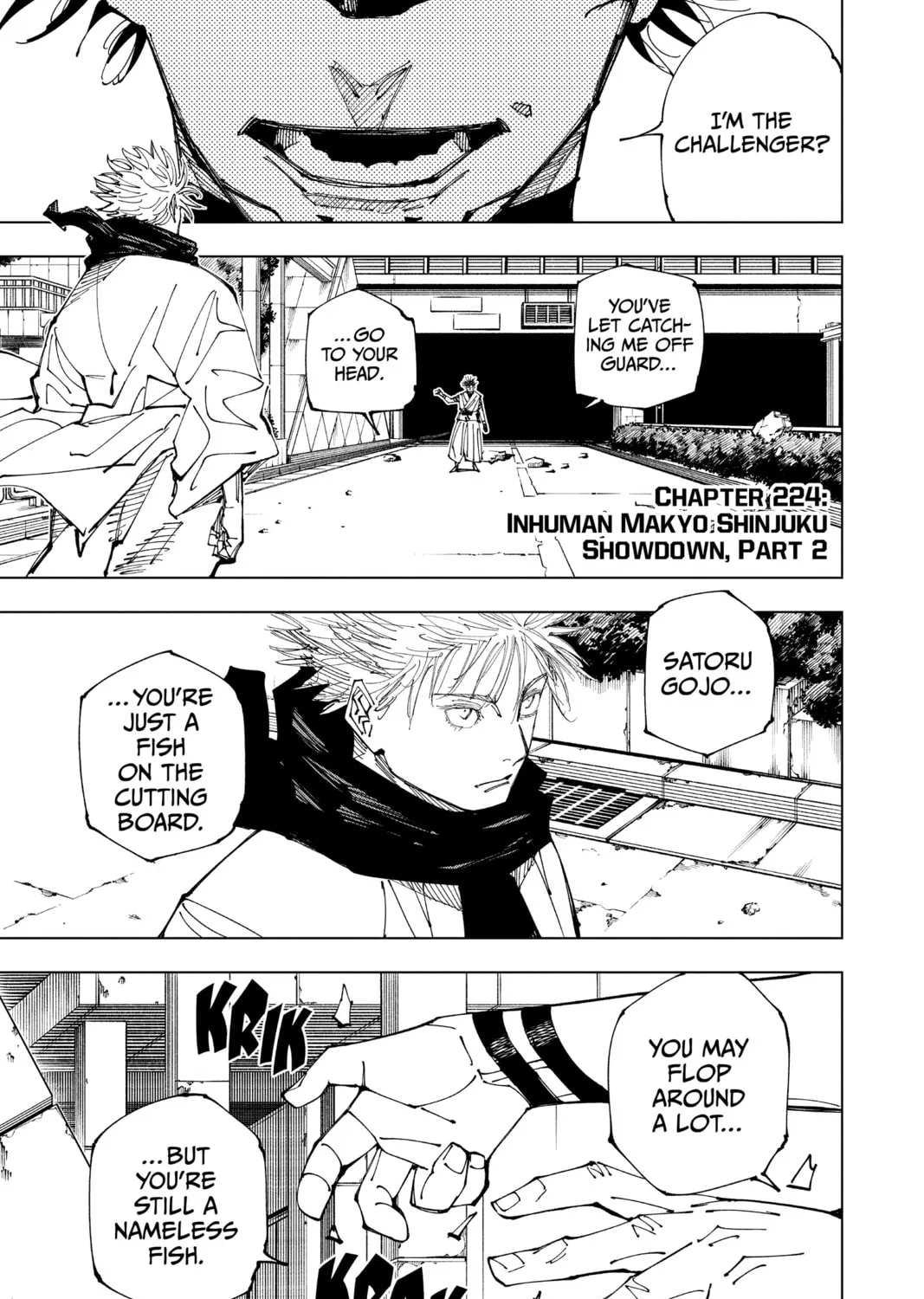 Jujutsu Kaisen Chapter 224 page 1 - 