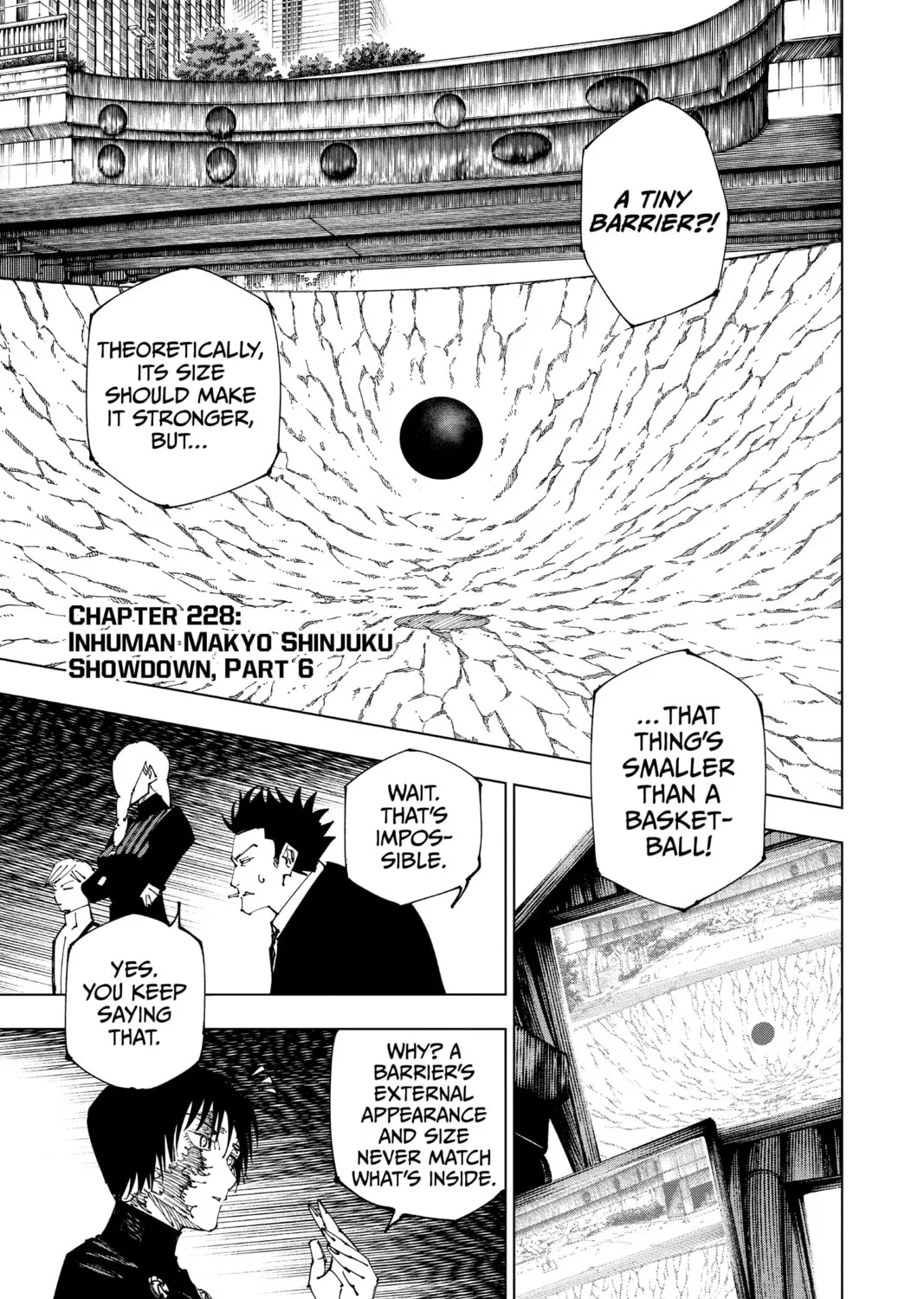 Jujutsu Kaisen Chapter 228 page 1 - 