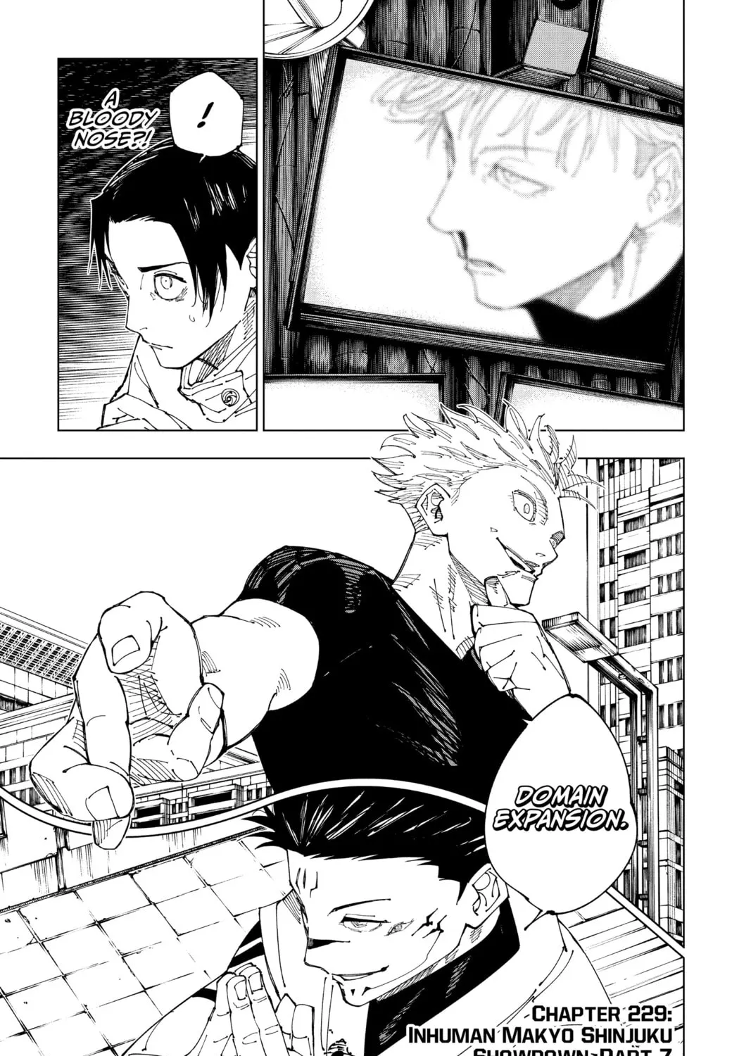Jujutsu Kaisen Chapter 229 page 1 - 