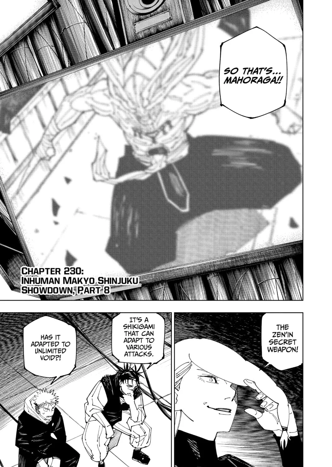 Jujutsu Kaisen Chapter 230 page 1 - 