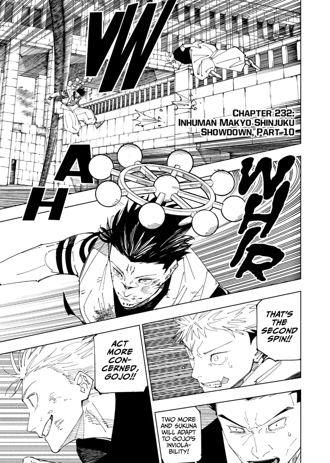 Jujutsu Kaisen Chapter 232 page 1 - 