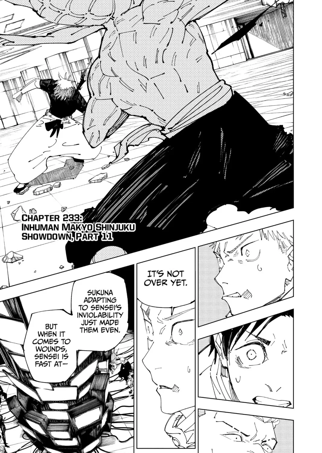 Jujutsu Kaisen Chapter 233 page 1 - 
