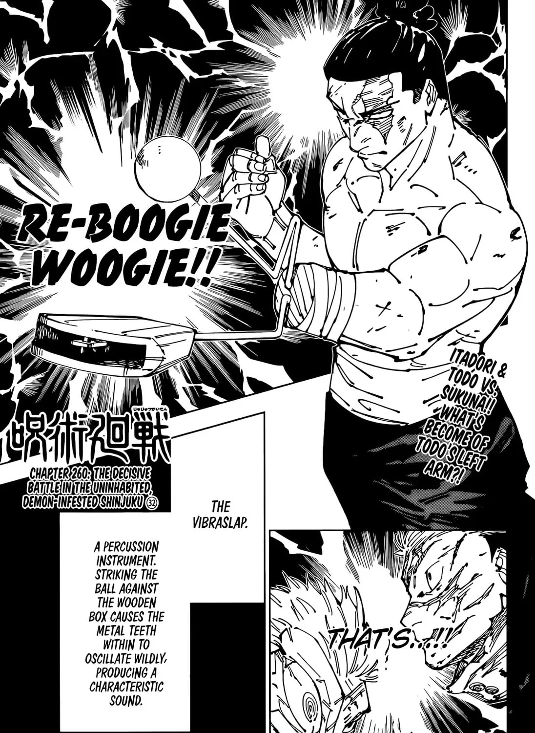 Jujutsu Kaisen Chapter 260 page 1 - 