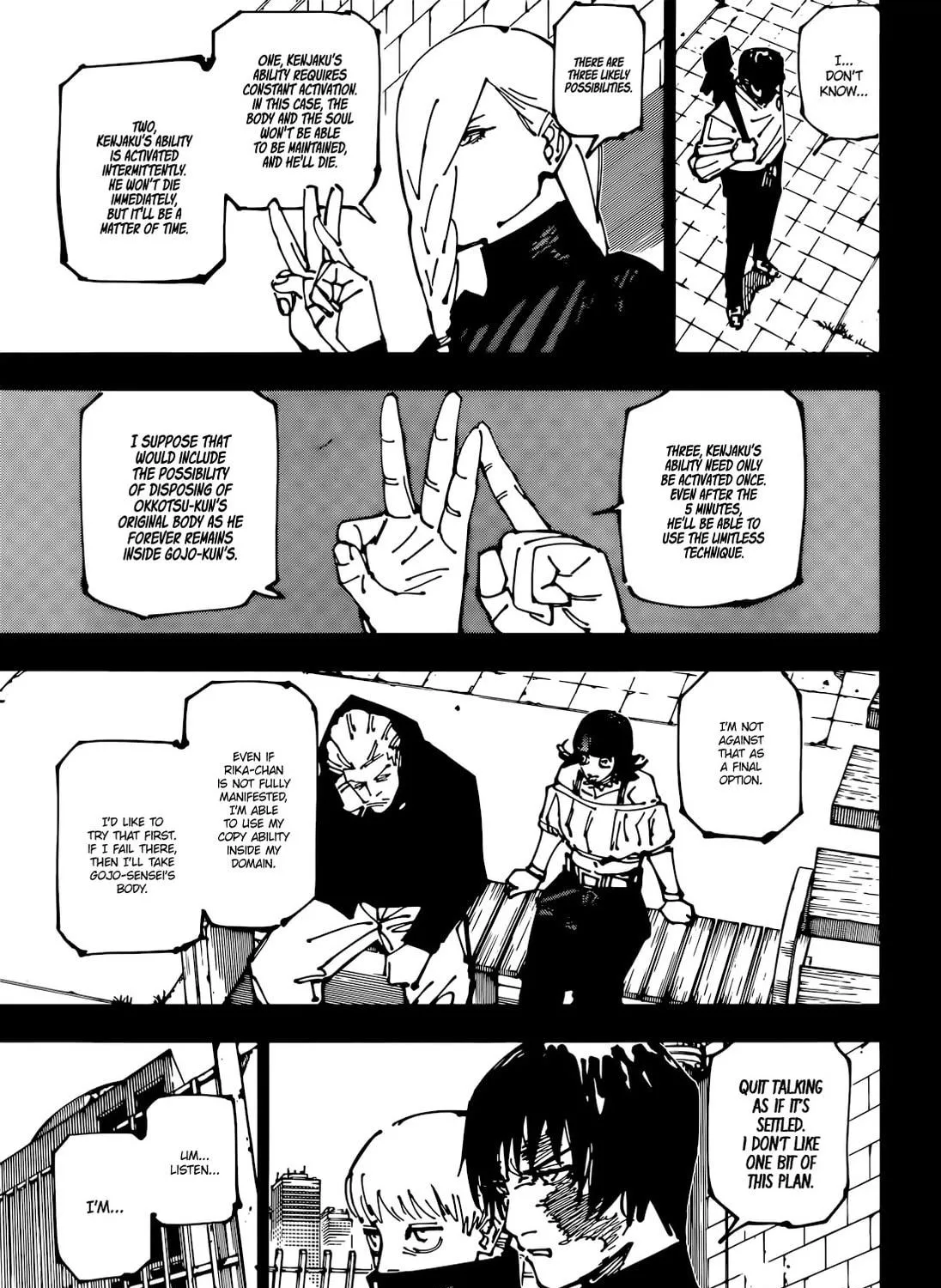 Jujutsu Kaisen Chapter 261 page 10 - 