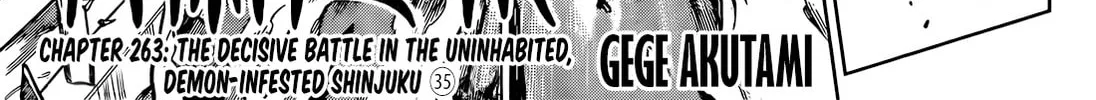 Jujutsu Kaisen Chapter 263 page 2 - 