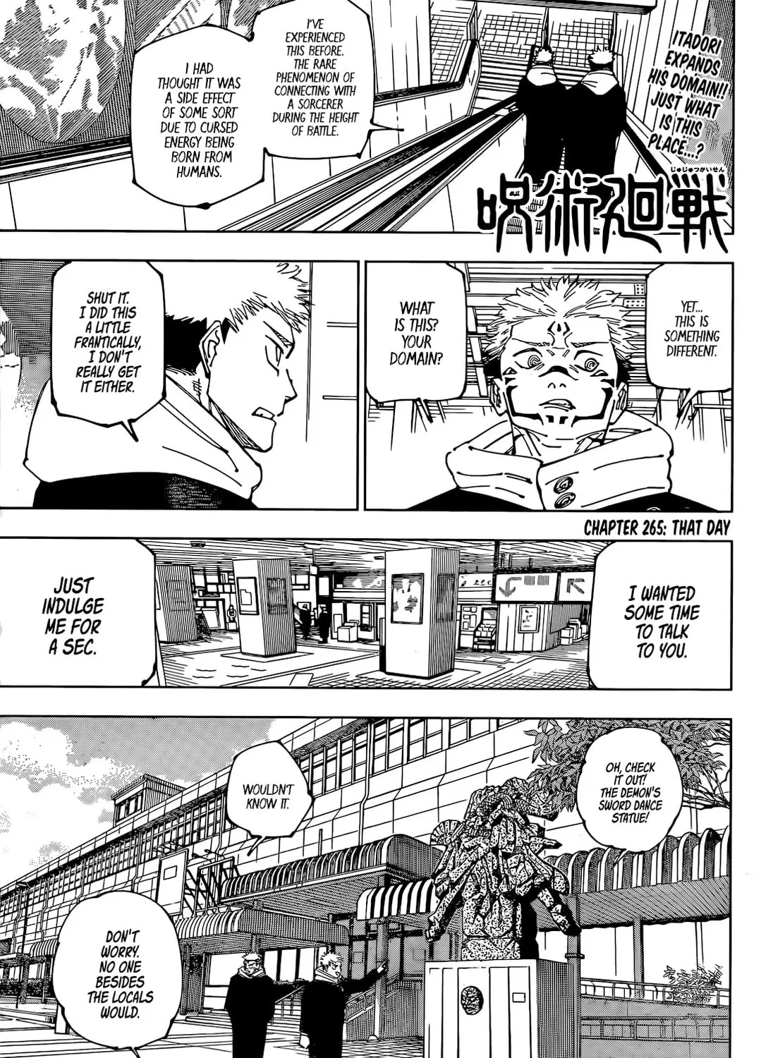 Jujutsu Kaisen Chapter 265 page 1 - 