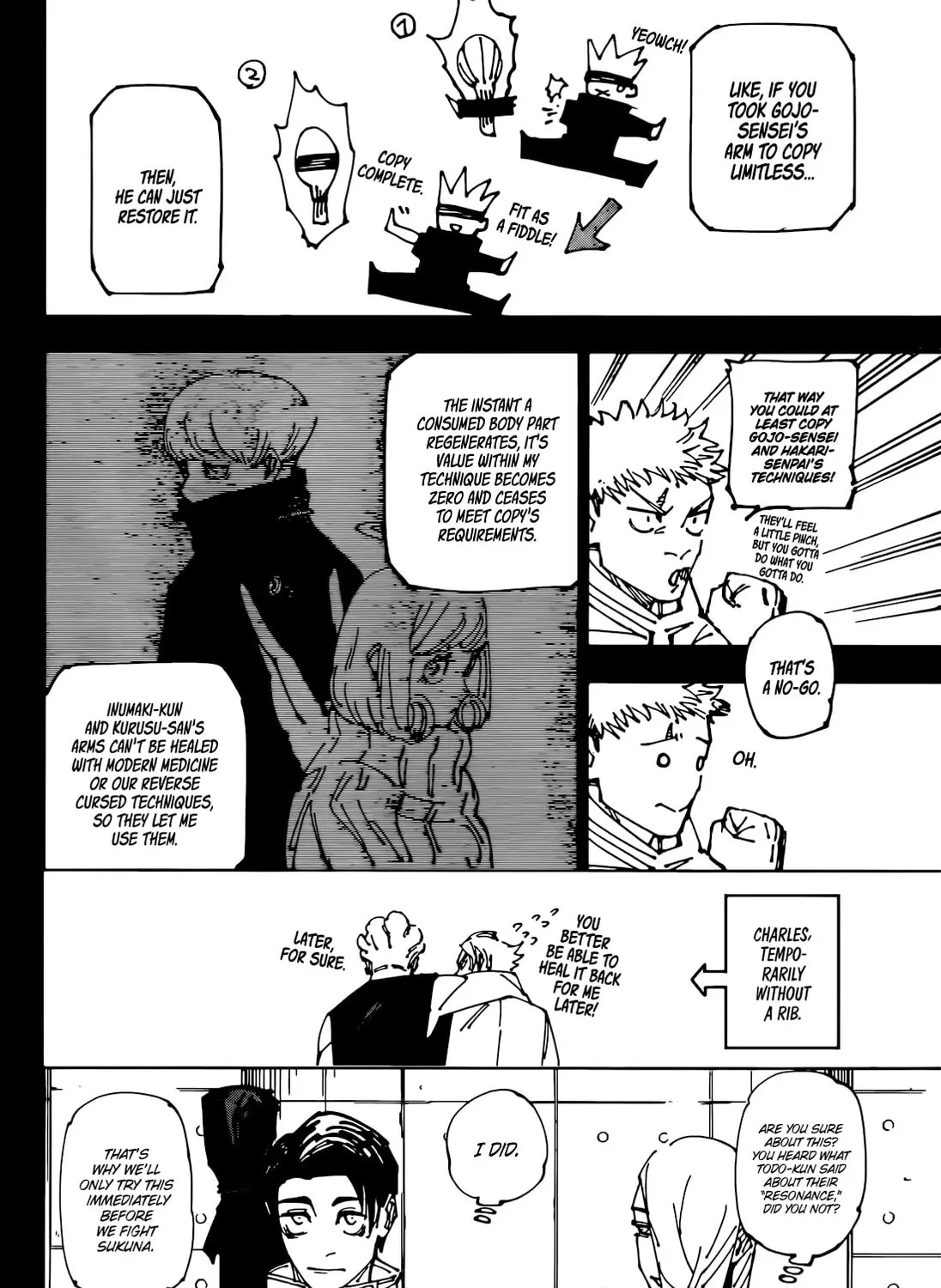 Jujutsu Kaisen Chapter 267 page 12 - 