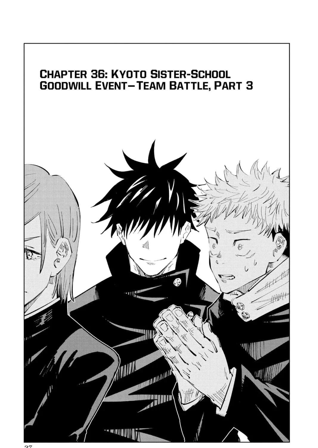 Jujutsu Kaisen Chapter 3.3 page 1 - 