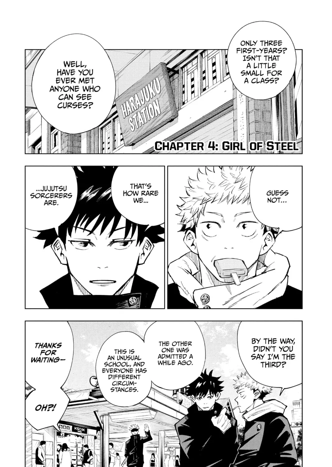 Jujutsu Kaisen Chapter 4 page 1 - 