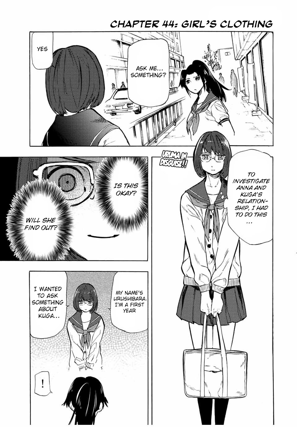 Juujika no Rokunin Chapter 44 page 1 - 