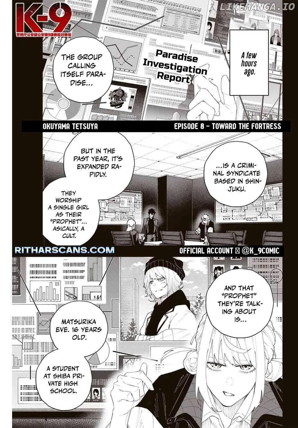 K-9: Keishichou Kouanbu Kouan Dai-9-Ka Inou Taisaku Gakari Chapter 8 page 1 - 