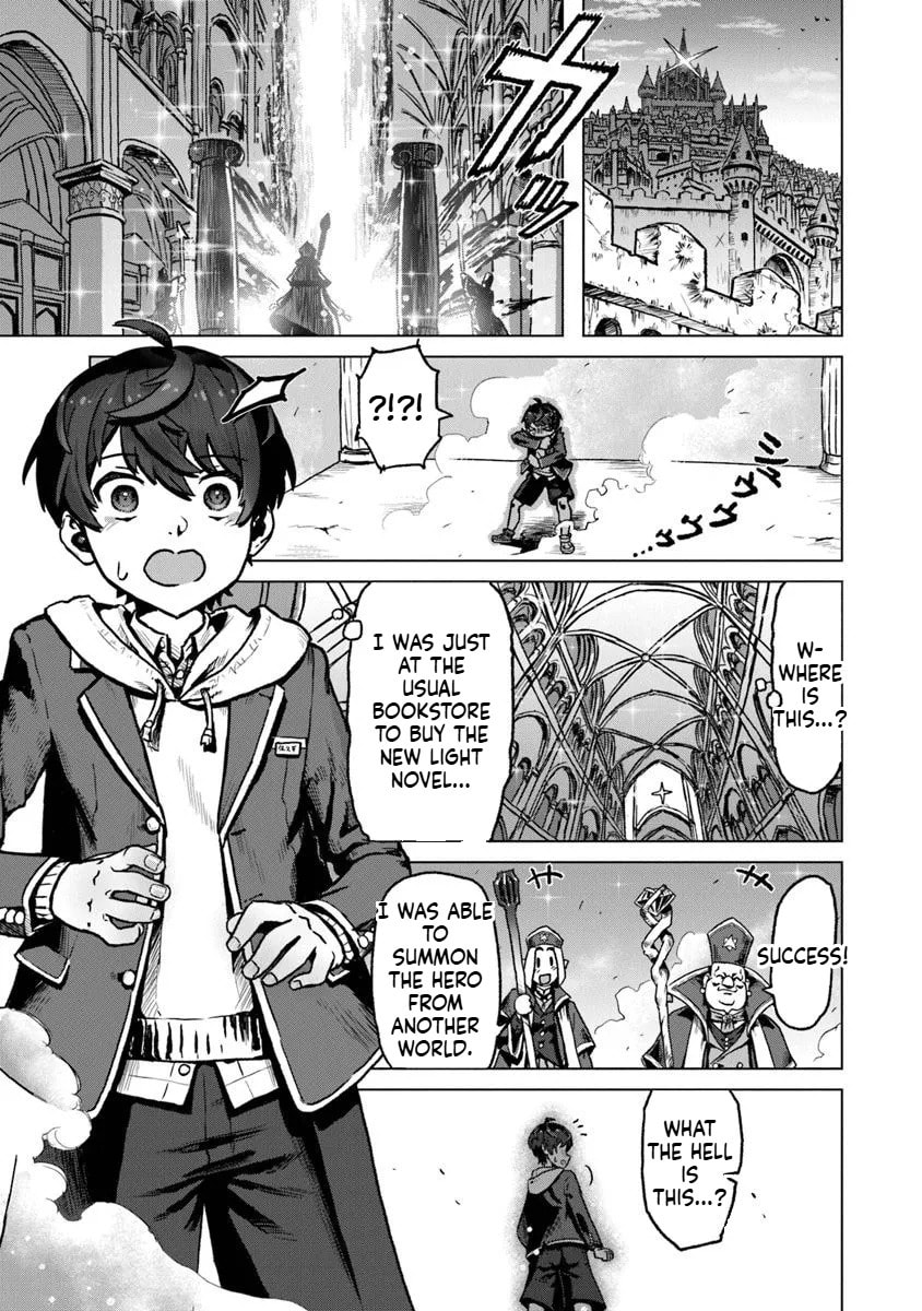 Kaban no Yuusha no Isekai Nonbiri Tabi ~Jitsuwa "Kaban" wa nani demo Kyuushuu Dekirushi, Nihon kara nandemo Toriyose ga Dekiru Cheat bukideshita~ Chapter 1 page 5 - 