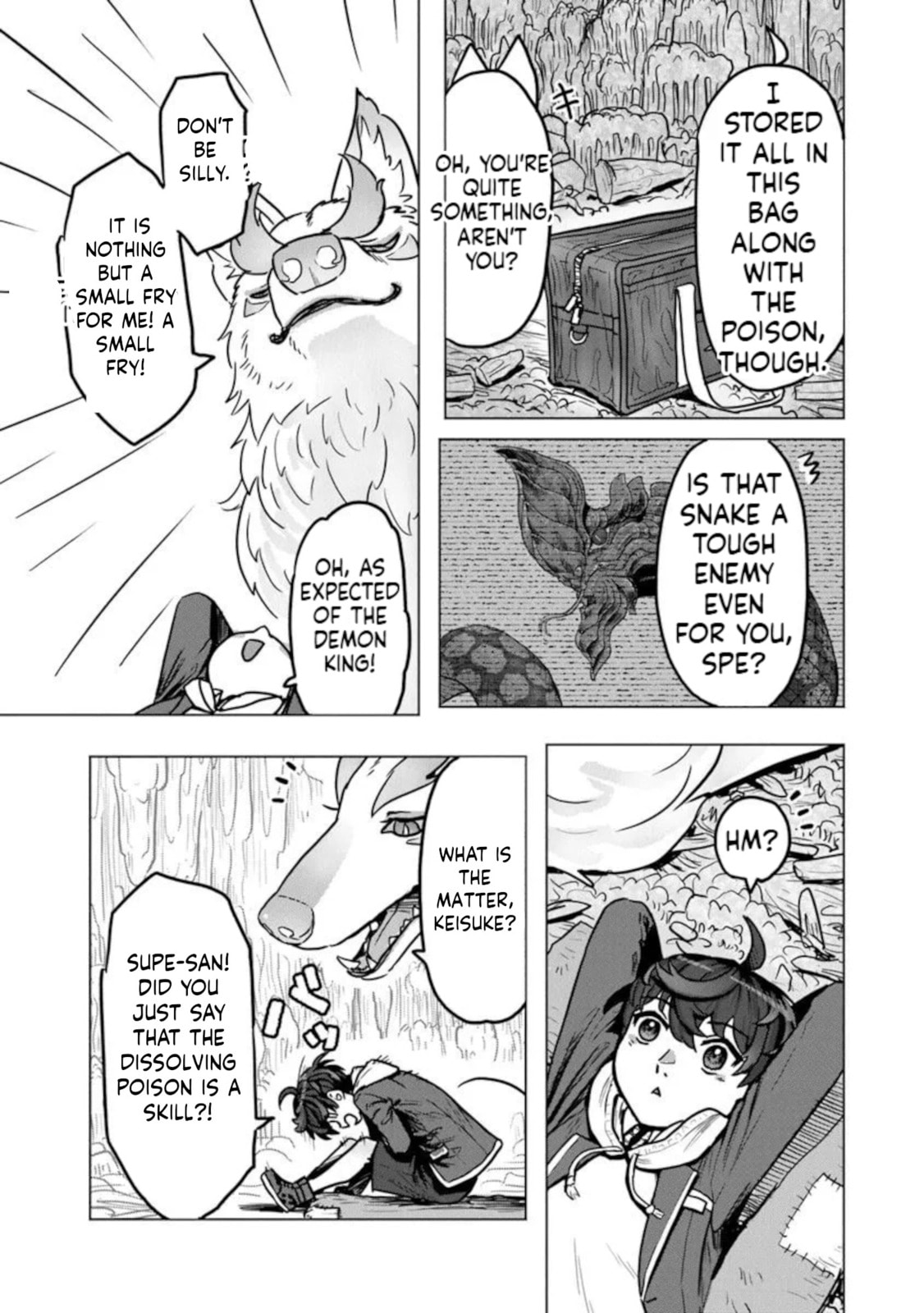 Kaban no Yuusha no Isekai Nonbiri Tabi ~Jitsuwa "Kaban" wa nani demo Kyuushuu Dekirushi, Nihon kara nandemo Toriyose ga Dekiru Cheat bukideshita~ Chapter 3 page 15 - 