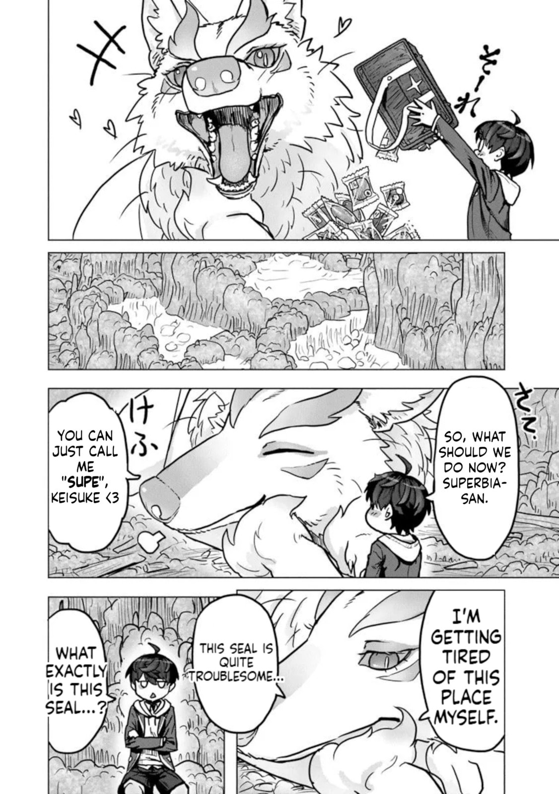 Kaban no Yuusha no Isekai Nonbiri Tabi ~Jitsuwa "Kaban" wa nani demo Kyuushuu Dekirushi, Nihon kara nandemo Toriyose ga Dekiru Cheat bukideshita~ Chapter 3 page 5 - 