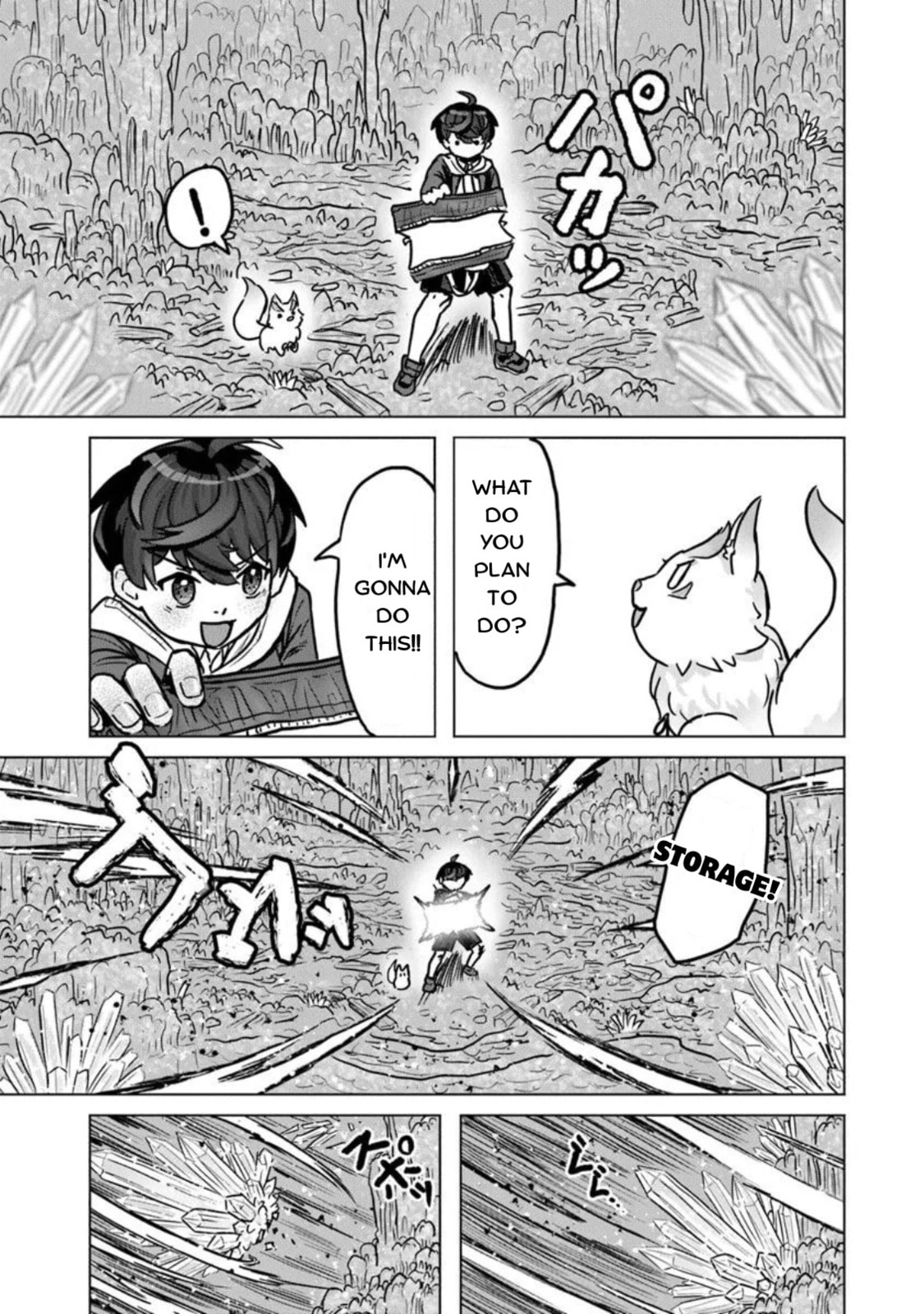 Kaban no Yuusha no Isekai Nonbiri Tabi ~Jitsuwa "Kaban" wa nani demo Kyuushuu Dekirushi, Nihon kara nandemo Toriyose ga Dekiru Cheat bukideshita~ Chapter 4 page 11 - 