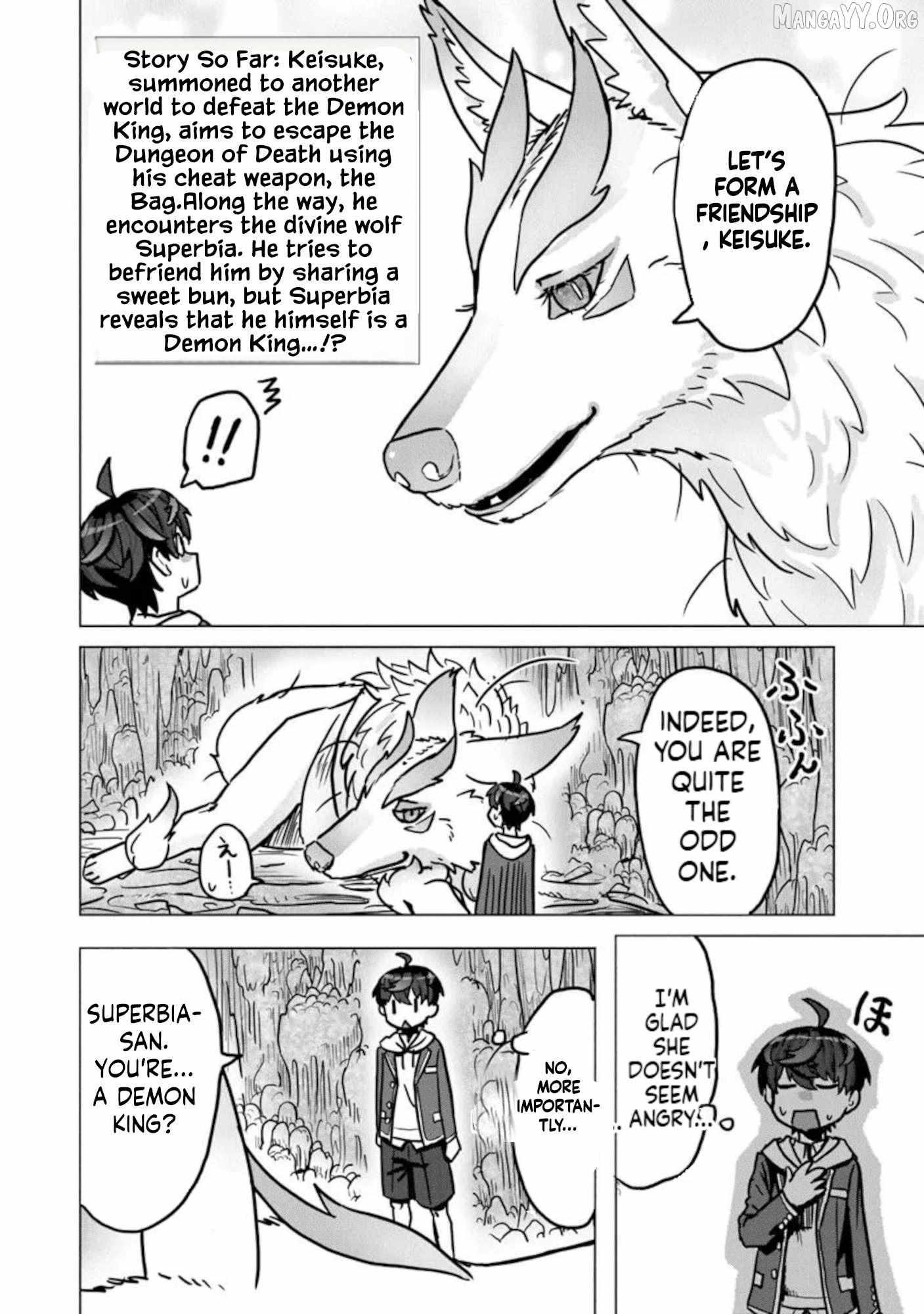 Kaban no Yuusha no Isekai Nonbiri Tabi ~Jitsuwa Chapter 3 page 2 - 
