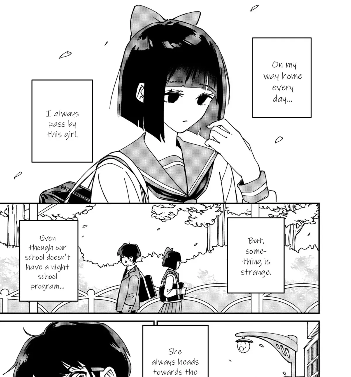 Kaerimichi no Hanako Chapter 0 page 1 - 