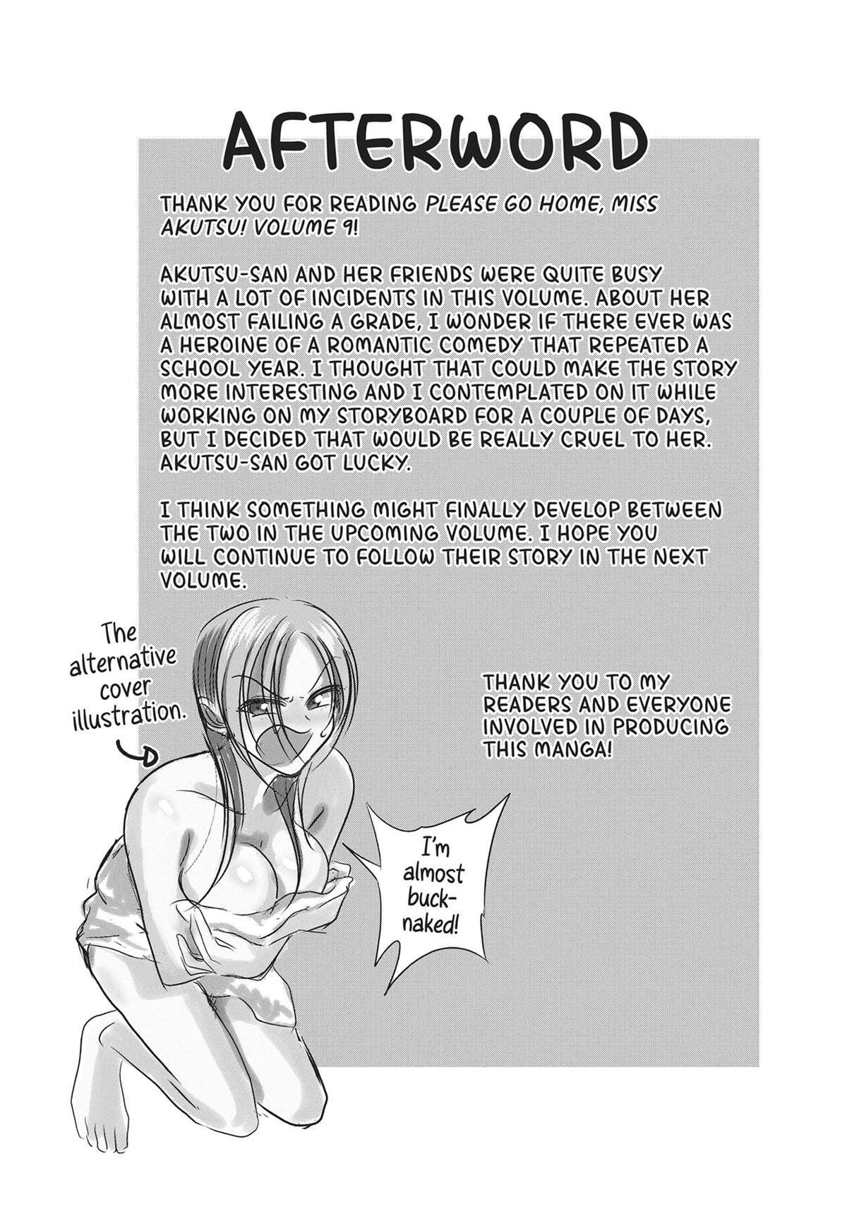 Kaette Kudasai! Akutsu-san Chapter 175.5 page 13 - 