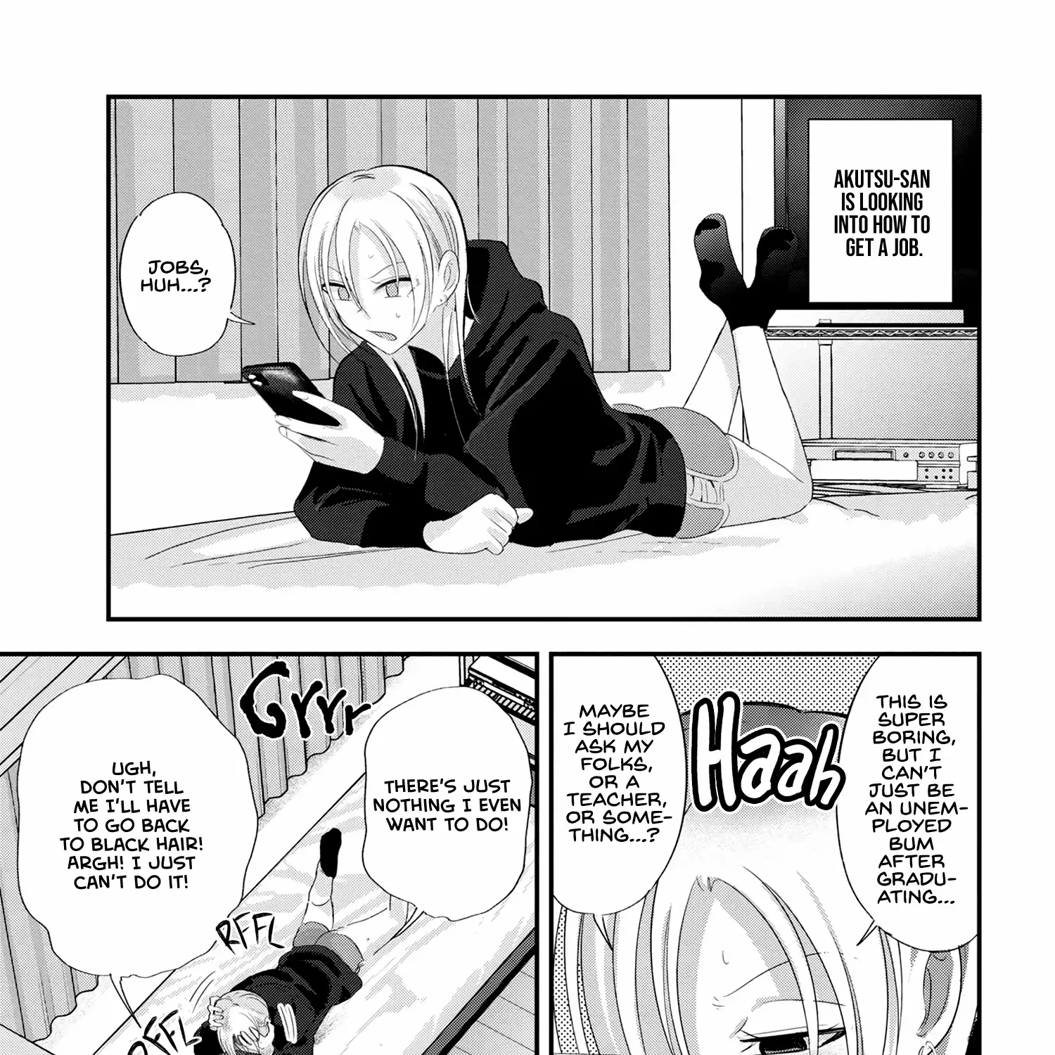 Kaette Kudasai! Akutsu-san Chapter 188.5 page 1 - 