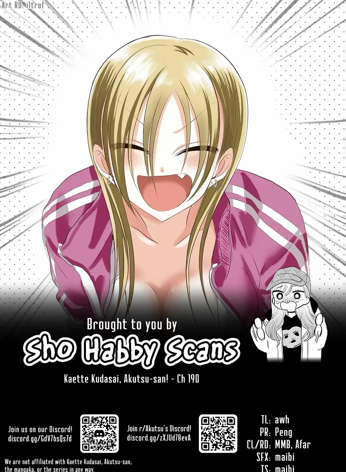 Kaette Kudasai! Akutsu-san Chapter 190 page 22 - 