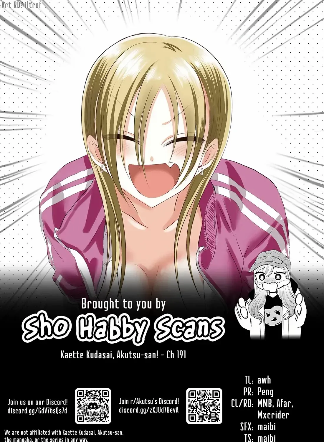 Kaette Kudasai! Akutsu-san Chapter 191 page 21 - 