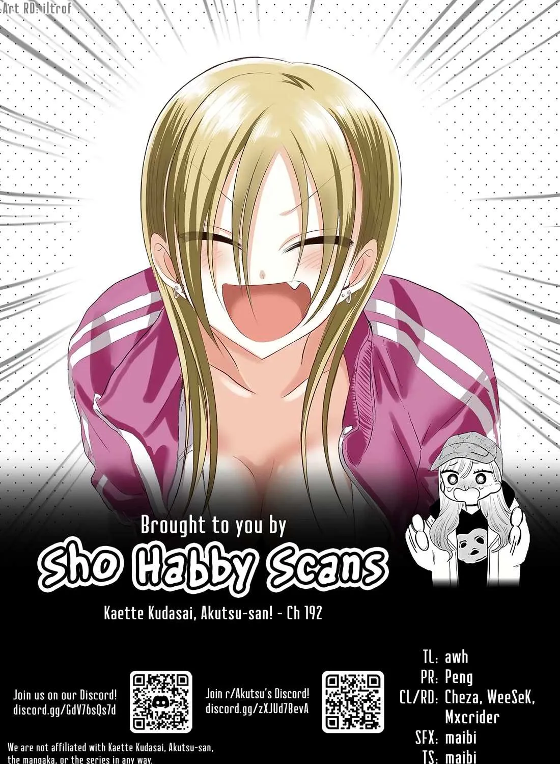Kaette Kudasai! Akutsu-san Chapter 192 page 21 - 