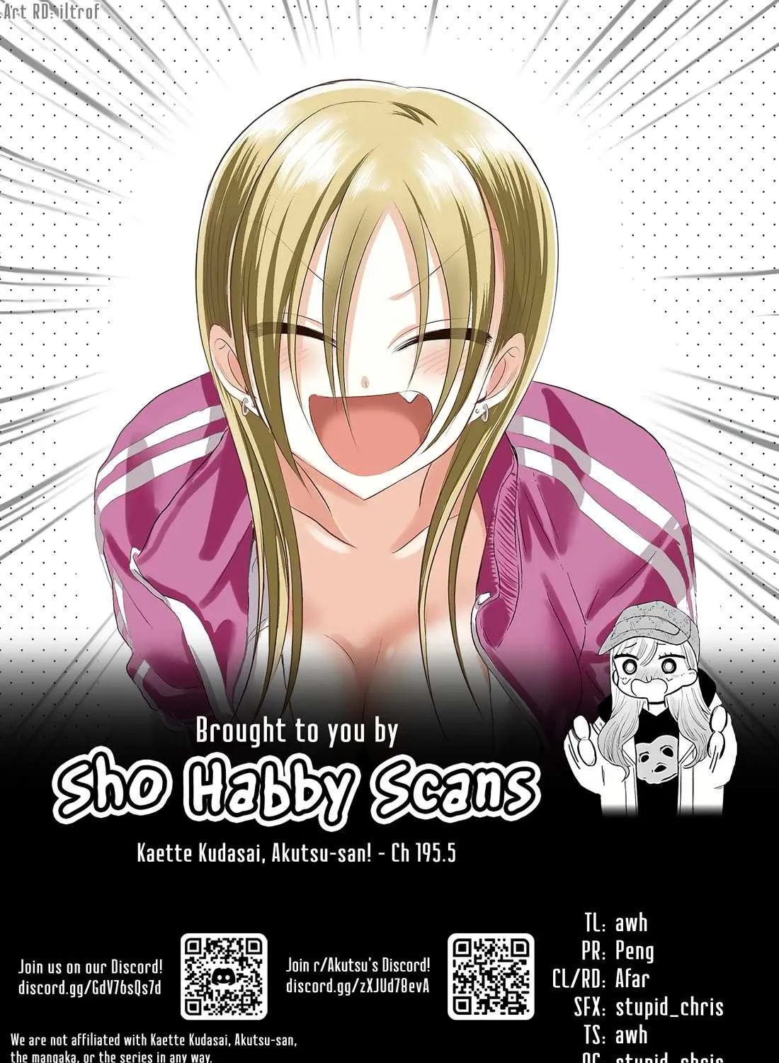 Kaette Kudasai! Akutsu-san Chapter 195.5 page 9 - 
