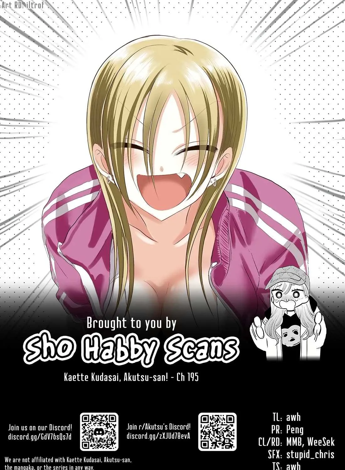 Kaette Kudasai! Akutsu-san Chapter 195 page 21 - 