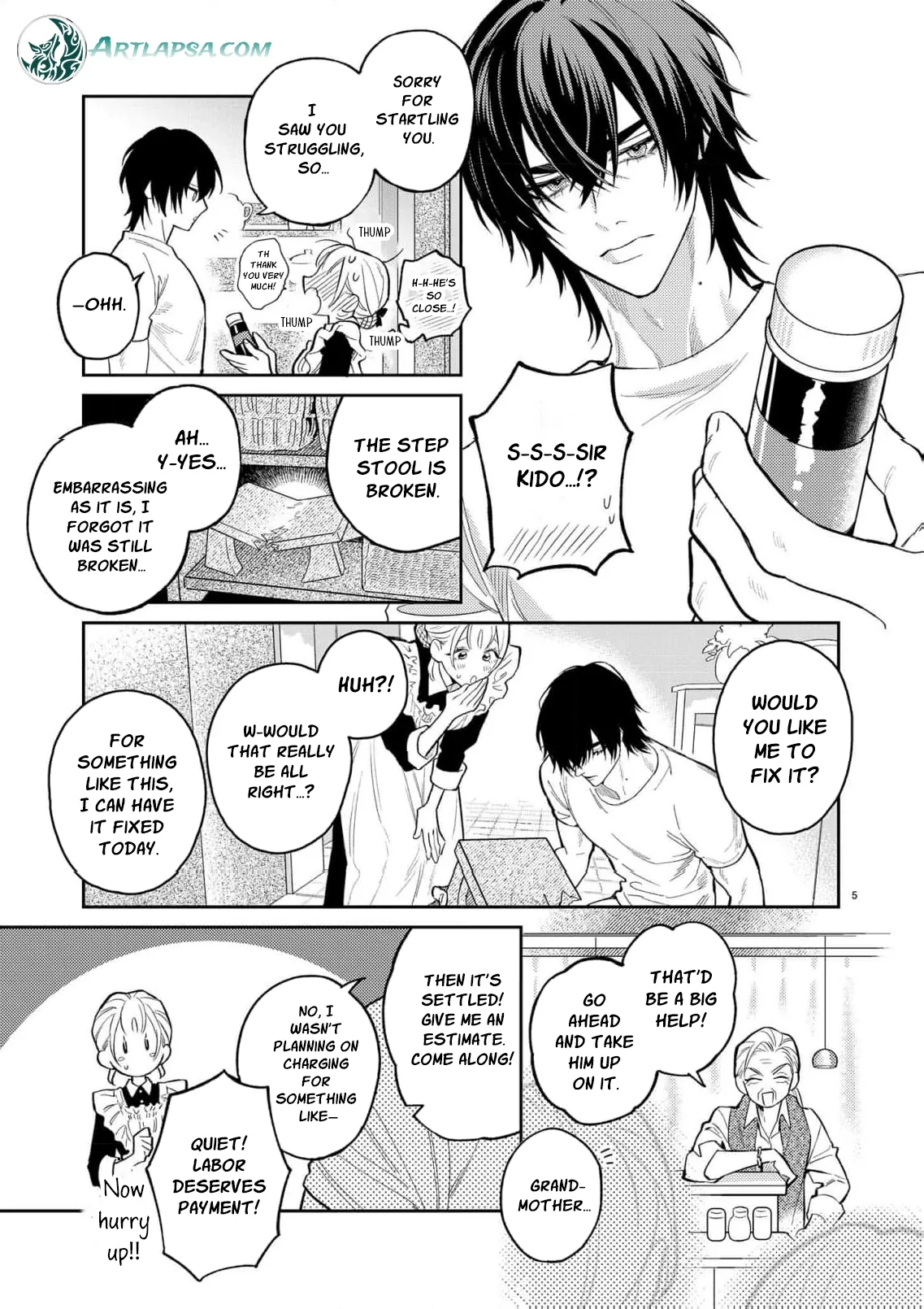 Kageki ni Dakarete Komarima... Sen! ~Kamoku na Ookami-san ni Gusshori Aisarete~ Chapter 1 page 8 - 