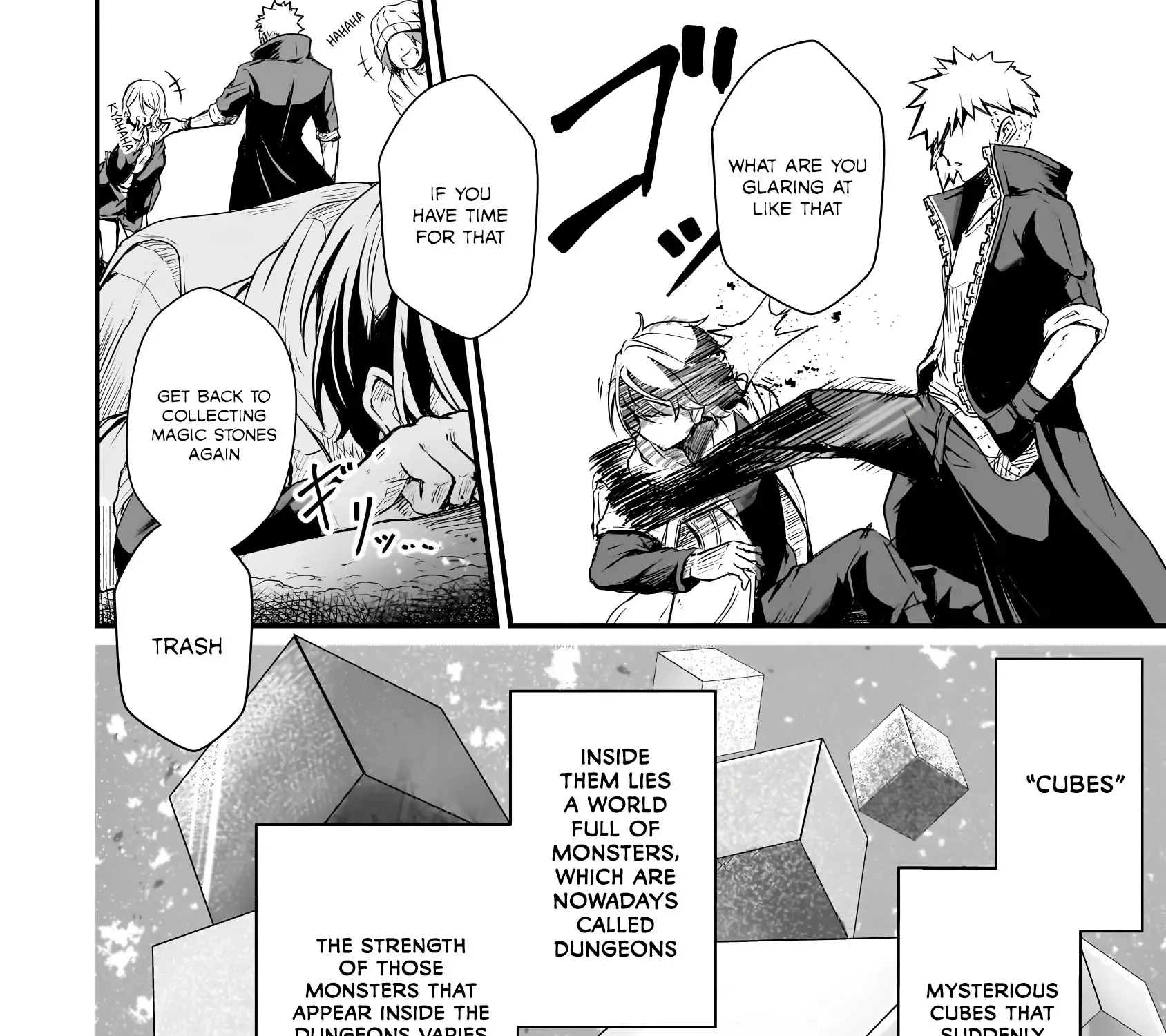 Kai no Sekai wa Kami no Me de irodzuku ~Ore dake mieru Status de, Saijaku kara Saikyou e kakeagaru~ Chapter 1 page 21 - 