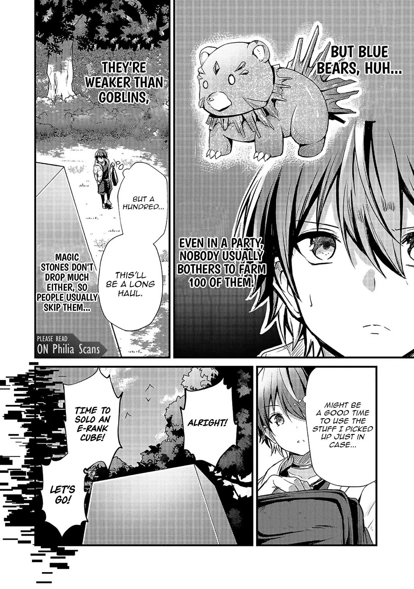 Kai no Sekai wa Kami no Me de irodzuku ~Ore dake mieru Status de, Saijaku kara Saikyou e kakeagaru~ Chapter 12.1 page 7 - 