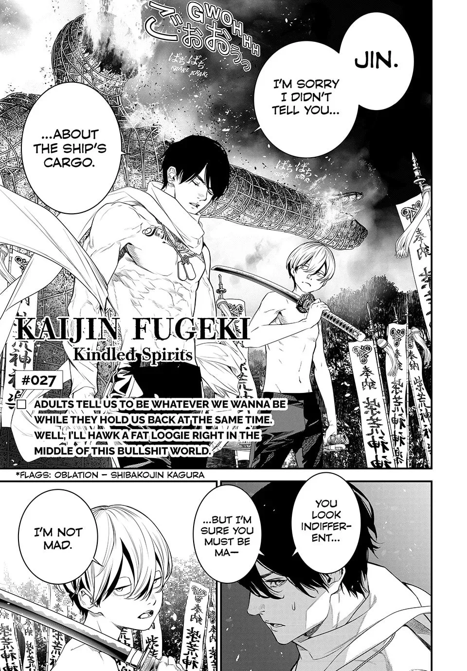 KAIJIN FUGEKI: Kindled Spirits Chapter 27 page 1 - 
