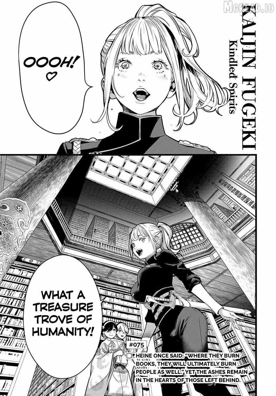 KAIJIN FUGEKI: Kindled Spirits Chapter 75 page 1 - 